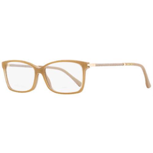 Jimmy Choo Rectangular Eyeglasses JC332 Fwm Nude/gold 55mm