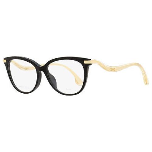 Jimmy Choo Alternative Fit Eyeglasses JC259/F 807 Black/gold 53mm