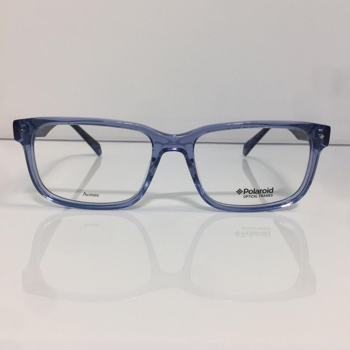 Polaroid D335 Pjp Blue Plastic Unisex Eyeglasses 53mm