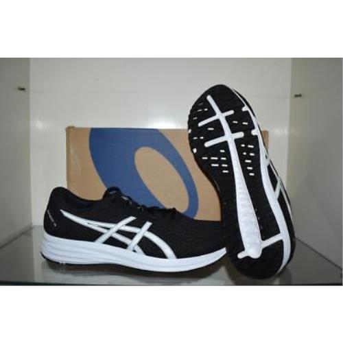 Asics Men`s Patriot 12 Running Shoes 1011A823 001 Size 12 Black/white