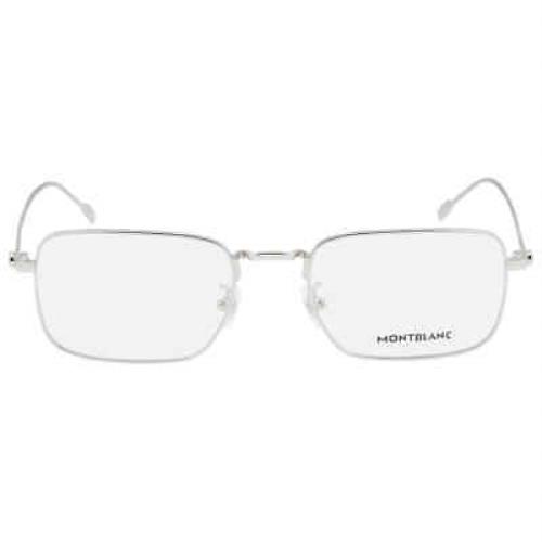 Montblanc Demo Rectangular Men`s Eyeglasses MB0212O 002 54 MB0212O 002 54