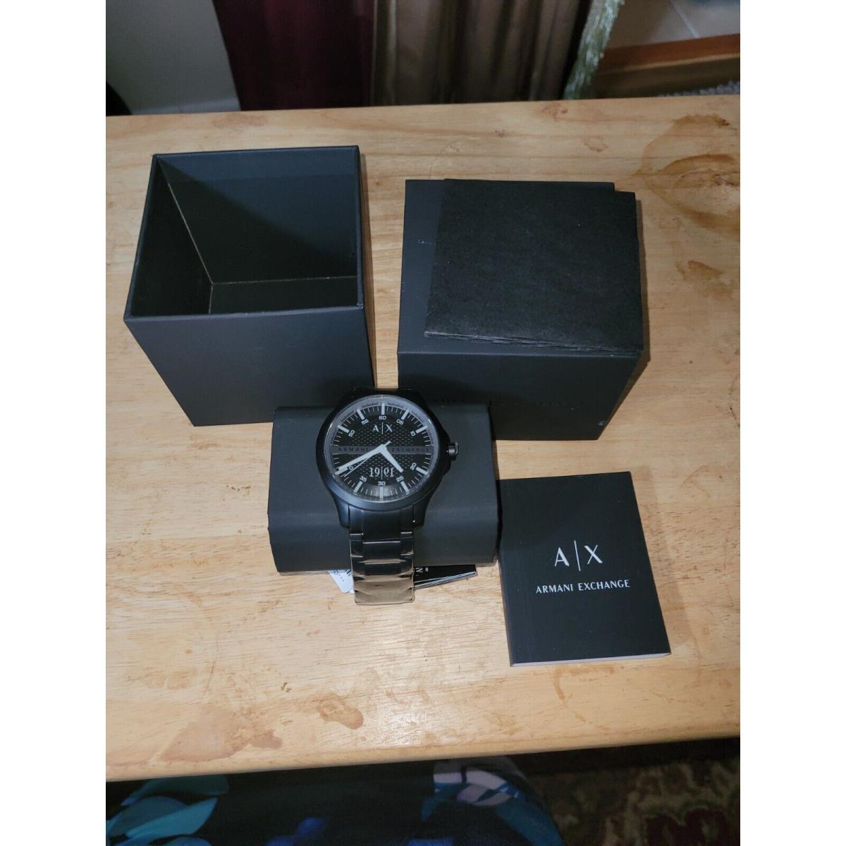 Armani Exchange AX2434 Classic Quartz Black Dial Men`s Watch