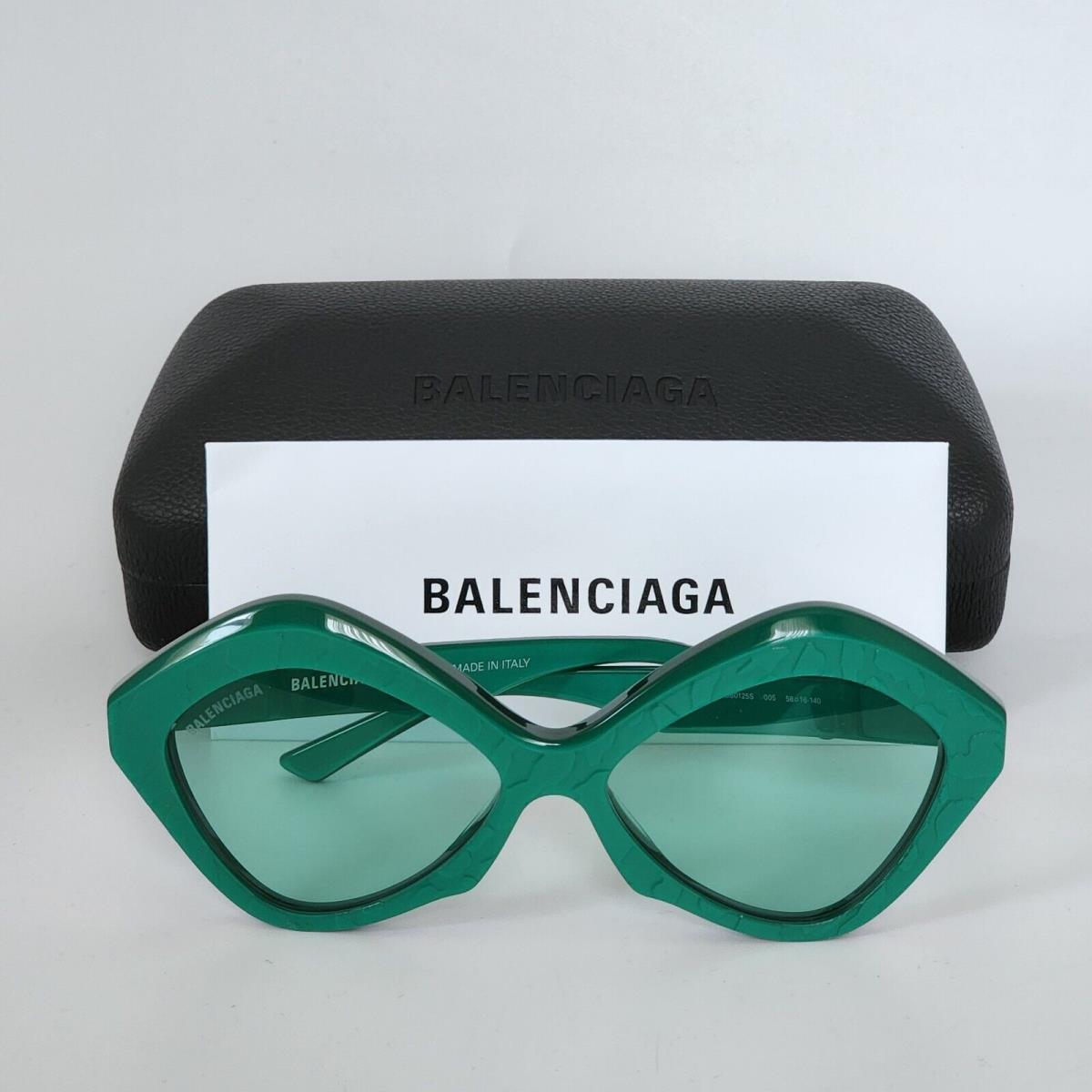 Balenciaga BB0125S 005 Power Cat Geometric Women`s Fashion Sunglasses Rare Find