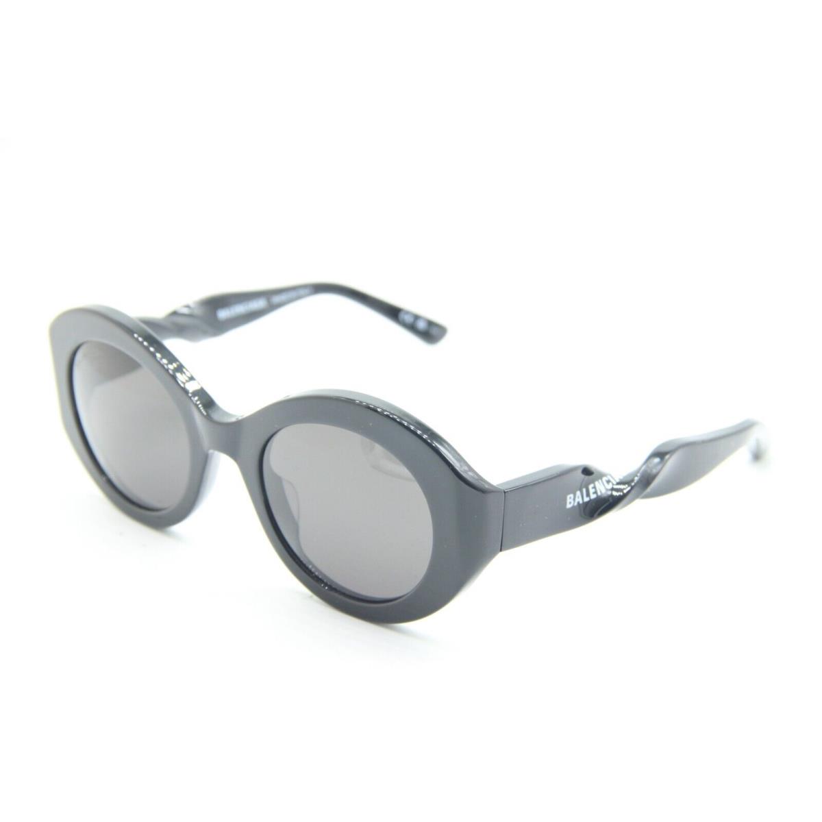 Balenciaga BB 0208S 001 Black Grey Sunglasses 53-24