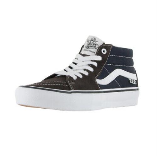 Vans Skate Grosso Mid Sneakers Dark Brown/navy Skate Shoes - Dark Brown/Navy