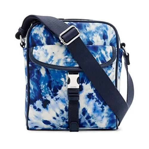 Calvin Klein Shay Crossbody Shoulder-bag Messenger Tie Dye Nylon Zip-around