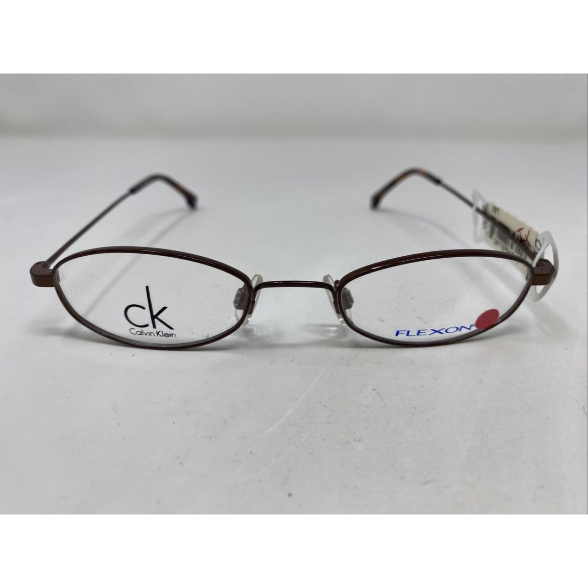 Calvin Klein 5172 210 45-19-135 Brown Full Rim Metal Eyeglasses Frame DC90