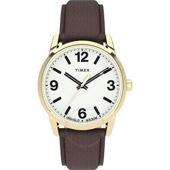 Timex Easy Reader Quartz White Dial Men`s Watch