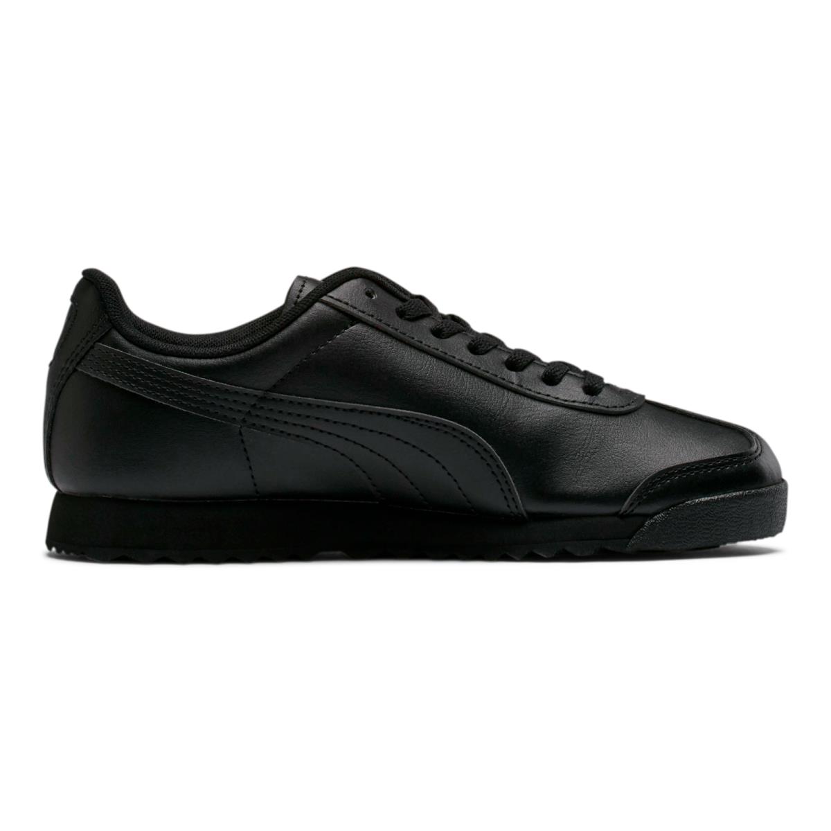 Puma Roma Basic Junior Grade School Sneaker Black-black 354259-12
