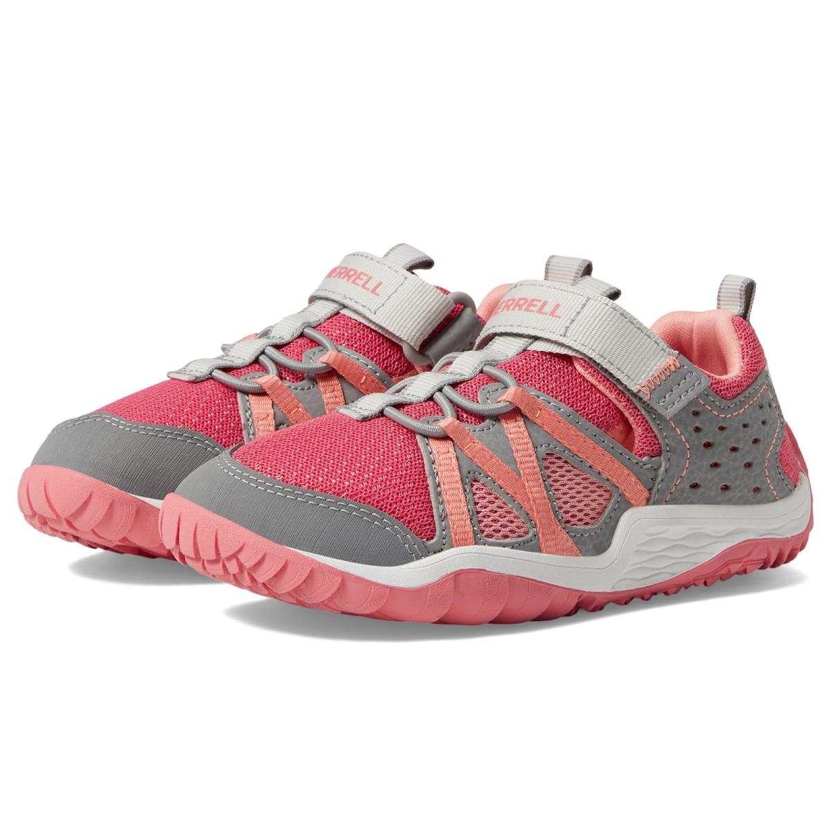 Girl`s Shoes Merrell Kids Hydro Glove Toddler/little Kid/big Kid Grey/Coral