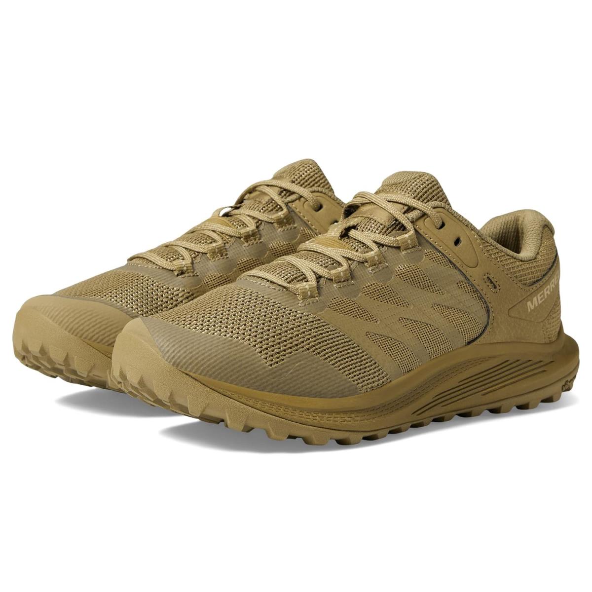 Man`s Sneakers Athletic Shoes Merrell Work Nova 3 Low Vent Coyote