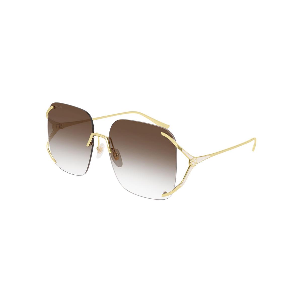 Gucci GG0646S 002 60 Sunglasses AB - Frame: Gold, Lens: Brown