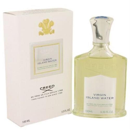Creed Virgin Island Water Eau De Parfum Spray Unisex 3.4 Oz For Women