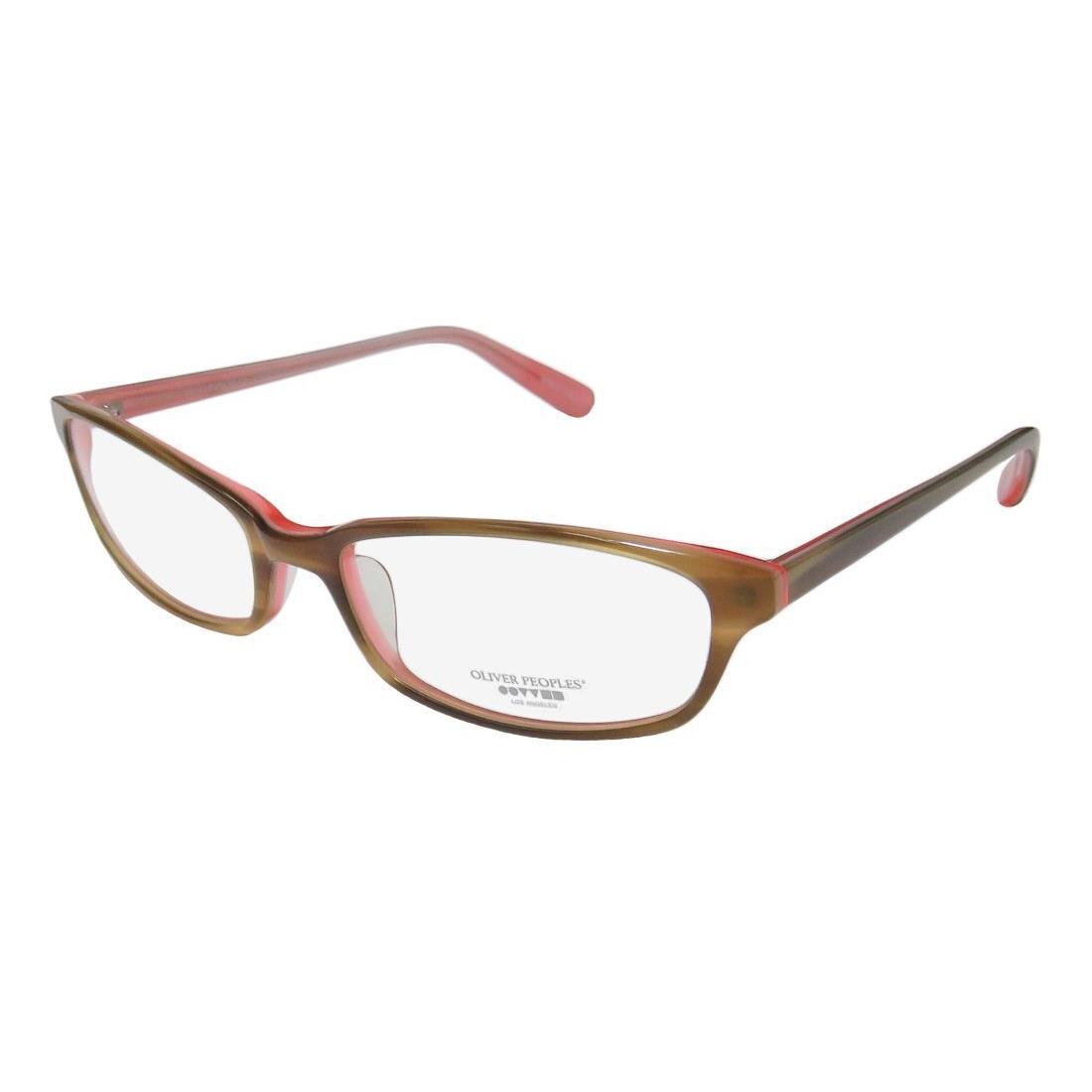 Oliver Peoples Maria Eyewear Japan Womens 51-16-135 Brown Cat Eye Plastic