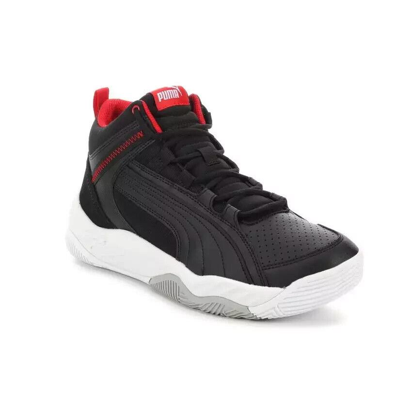Puma Men`s Rebound Future Evo Shoes Black-with Red/white Size 13