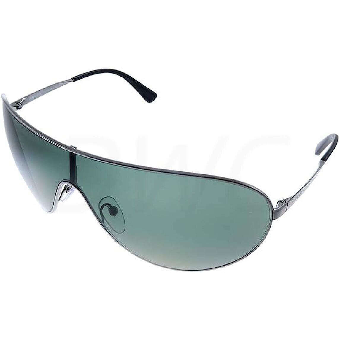Prada Sunglasses PR 55XS 5AV-728 Gunmetal Green Made in Italy