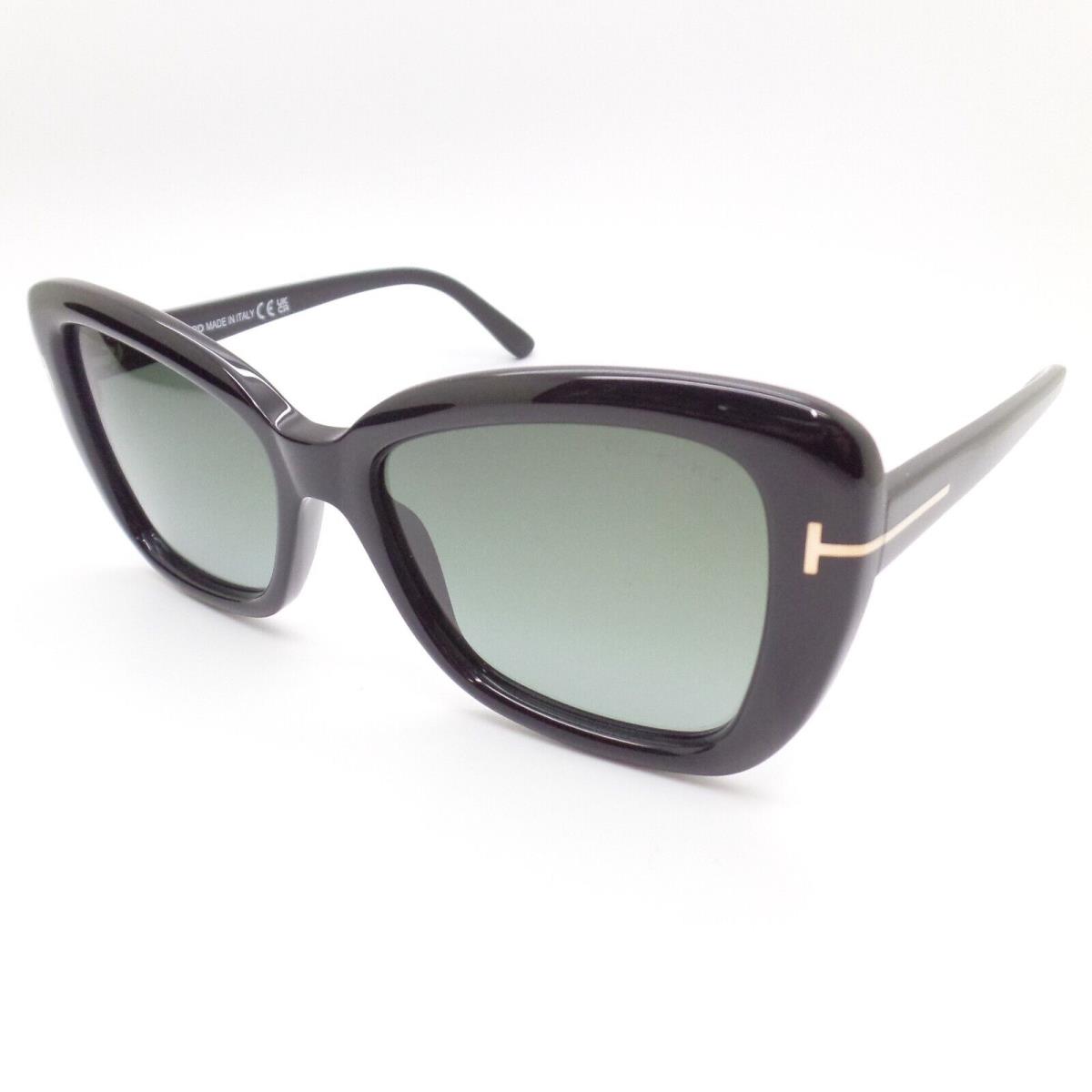 Tom Ford Maeve 01B 1008 s Black Smoke 55mm Sunglasses