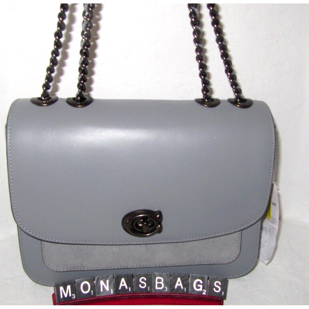 Coach  bag  Madison - Gray Handle/Strap, Gunmetal Hardware, Grey Exterior 1
