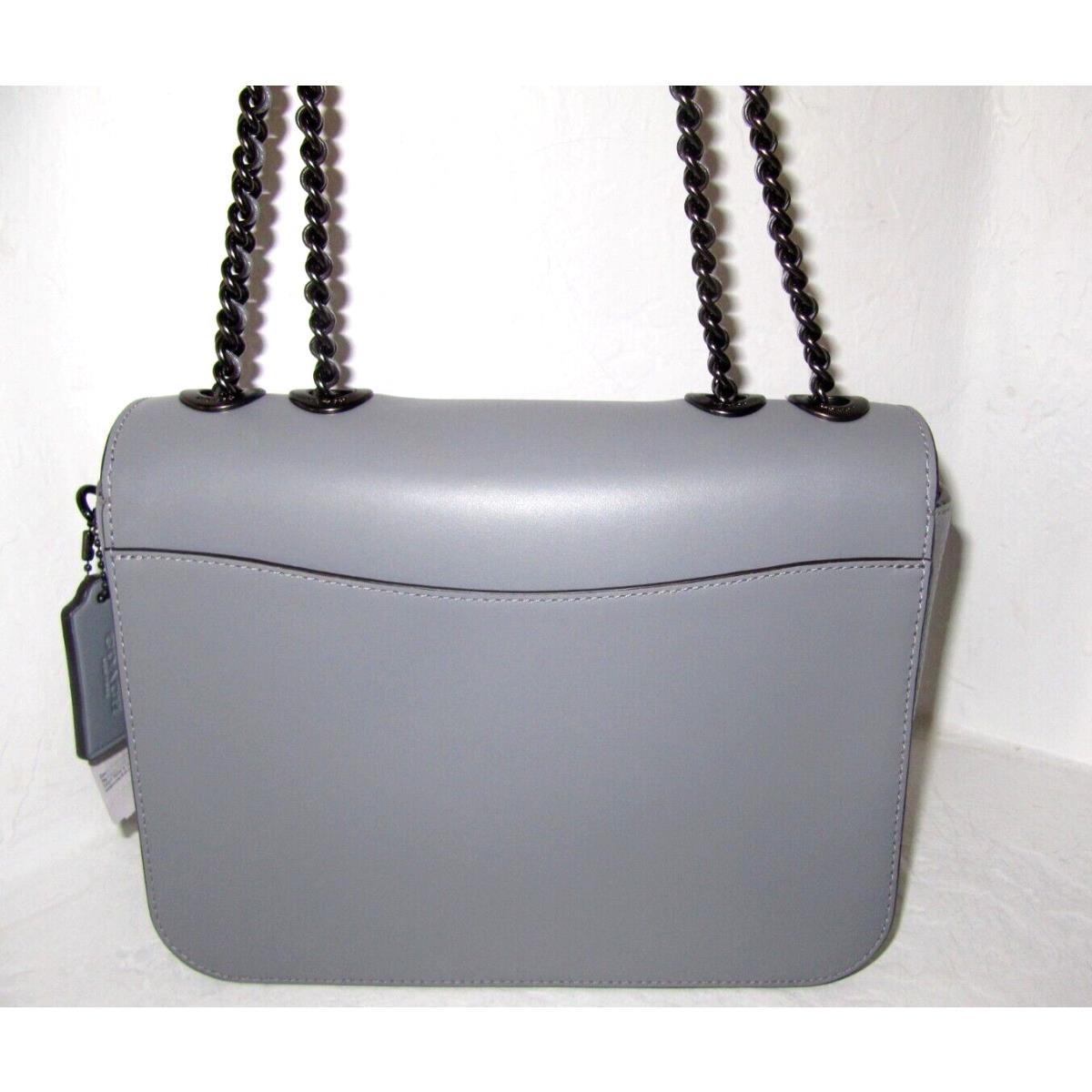 Coach  bag  Madison - Gray Handle/Strap, Gunmetal Hardware, Grey Exterior 4