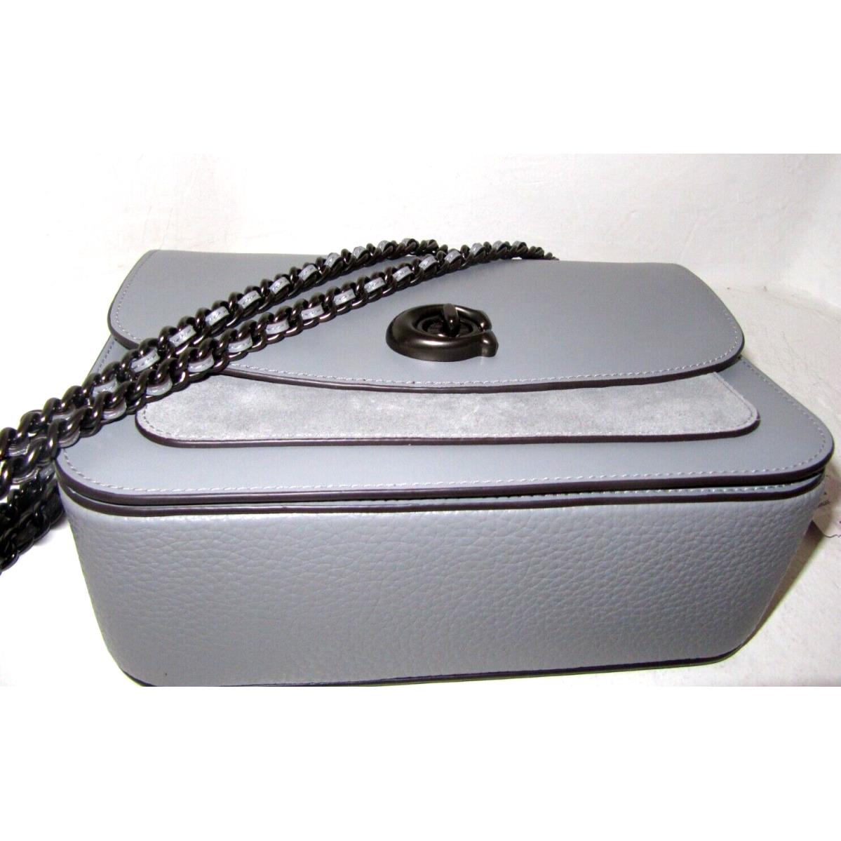 Coach  bag  Madison - Gray Handle/Strap, Gunmetal Hardware, Grey Exterior 5