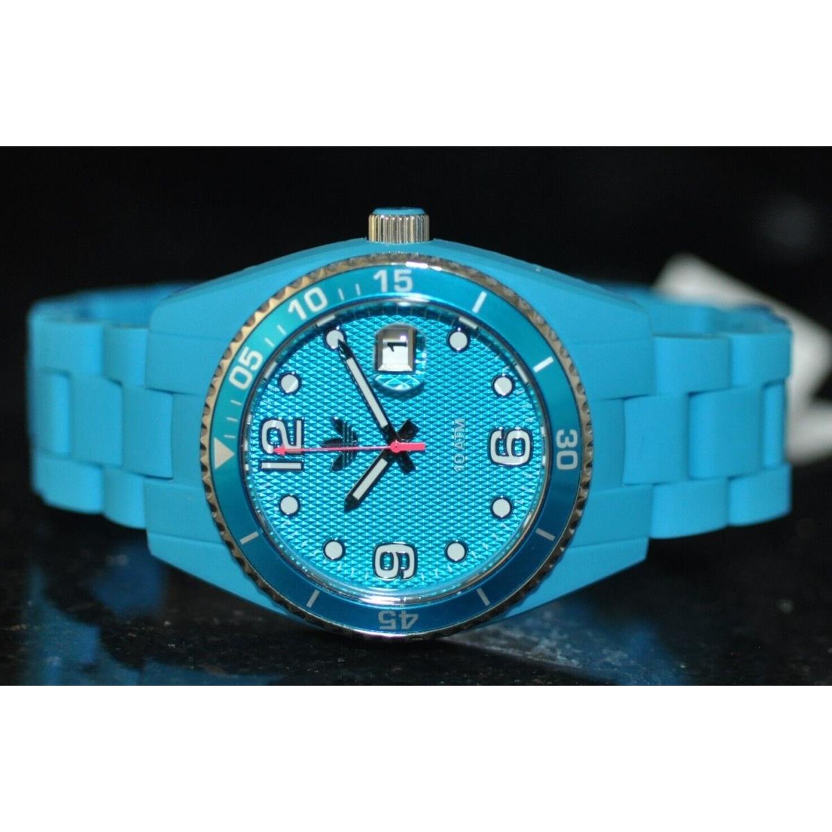Adidas Brisbane Blue Dial Blue Polyurethane Watch ADH6163