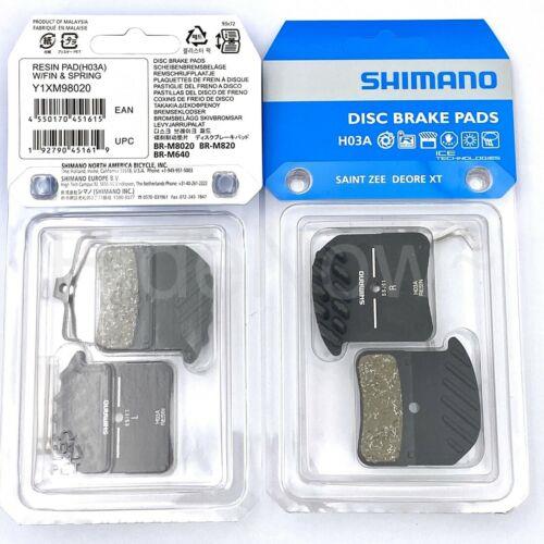 2Pr Shimano H03A Resin Disc Brake Pad Ice-tech Fin XT M8020/M820 Zee Y1XM98020