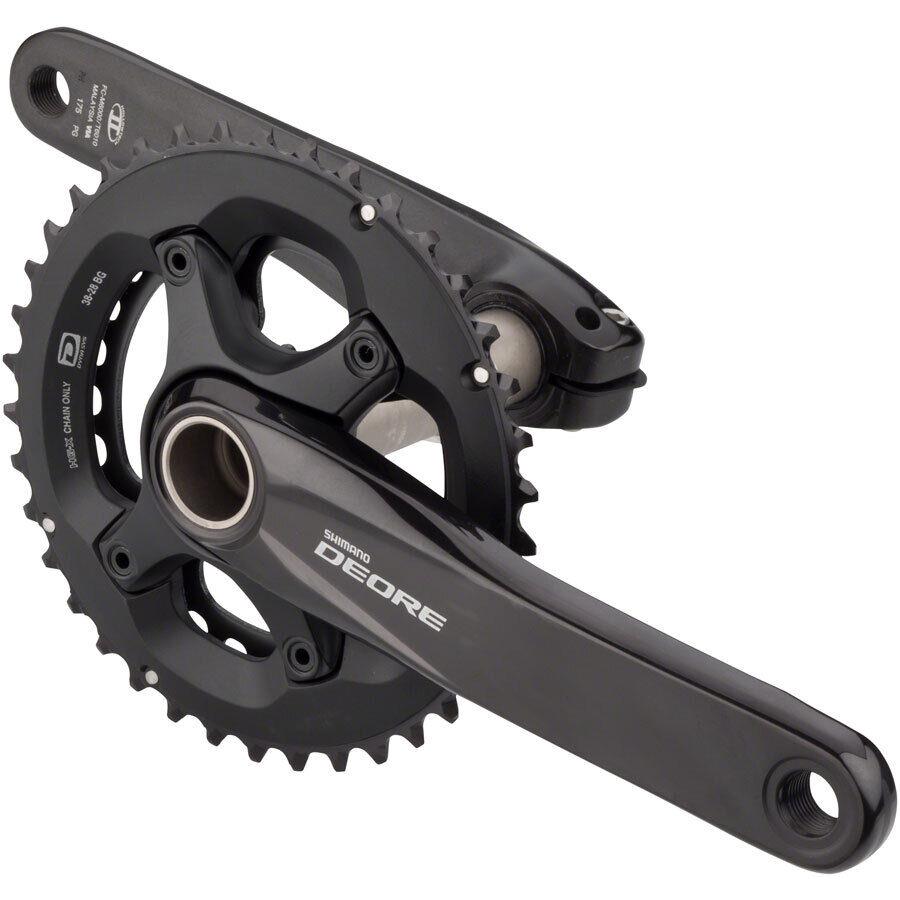 Shimano FC-M6000-2 Crankset 175mm 10-Speed 38/28t 96/64 Bcd Black