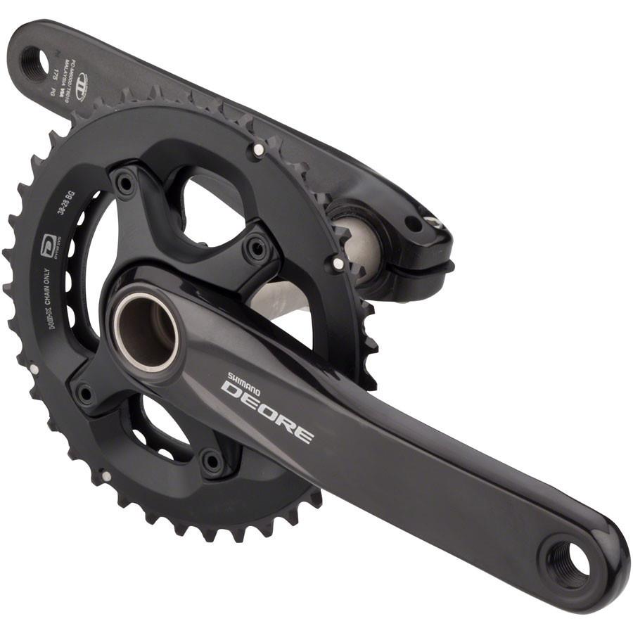 Shimano FC-M6000-2 Crankset 175mm 10-Sp 38/28t 96/64 Bcd Hollowtech II Spindle