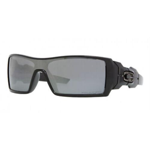 Oakley OO9081 26-203 Oil Rig Polished Black Iridium Polarized Sunglasses