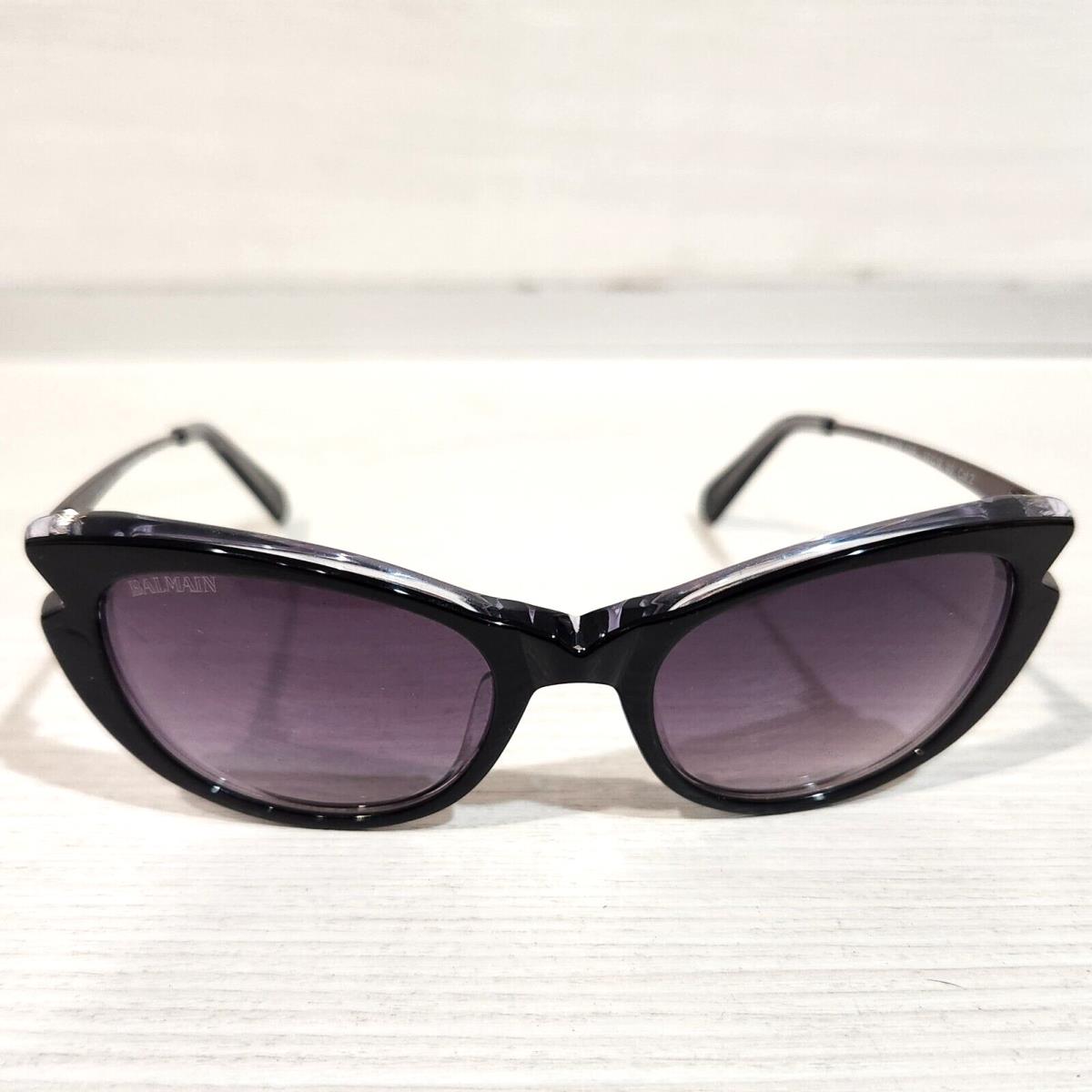 Balmain BL 2023 C03 Black Sunglasses 53-19-140 Made In France Cat.2