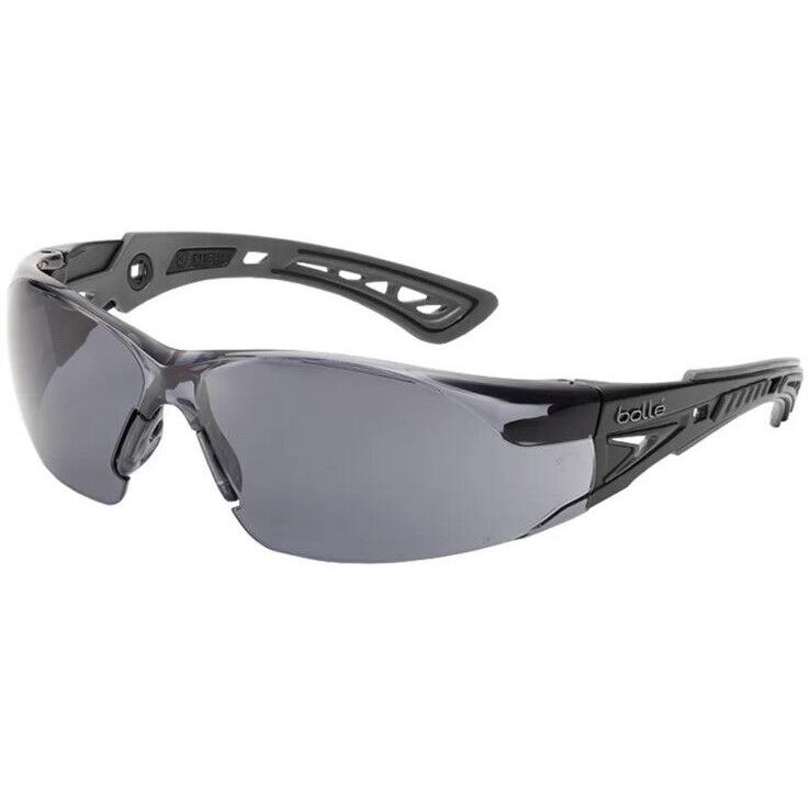 10 Pack Bolle Rush Plus Small Protective Sunglasses Black Frame/smoke Lens