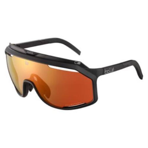 Bolle - Chronoshield Matte Black/phantom Brown Red Photochromic Sunglasses