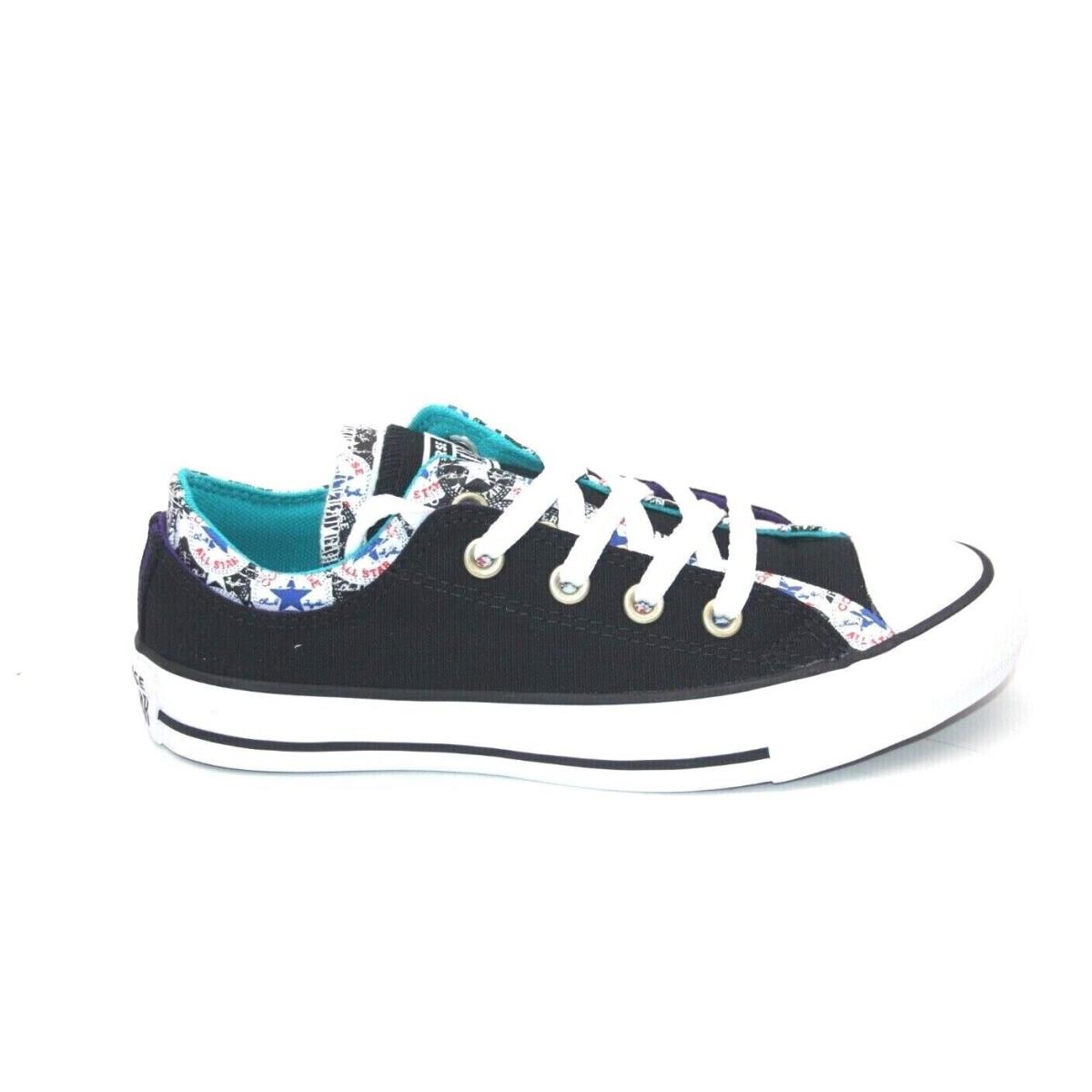Converse Chuck Taylor All Star Double Upper 567042F Black/multi/rapid Teal Shoe