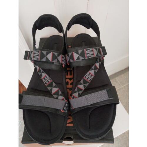 Merrell Terrant Strap Hiking Sandals J62461 Black Noir Men`s Shoes 14M