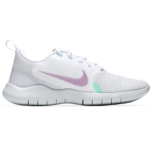 Nike shoes Flex Experience - White /Violet Shock-Green Glow 1