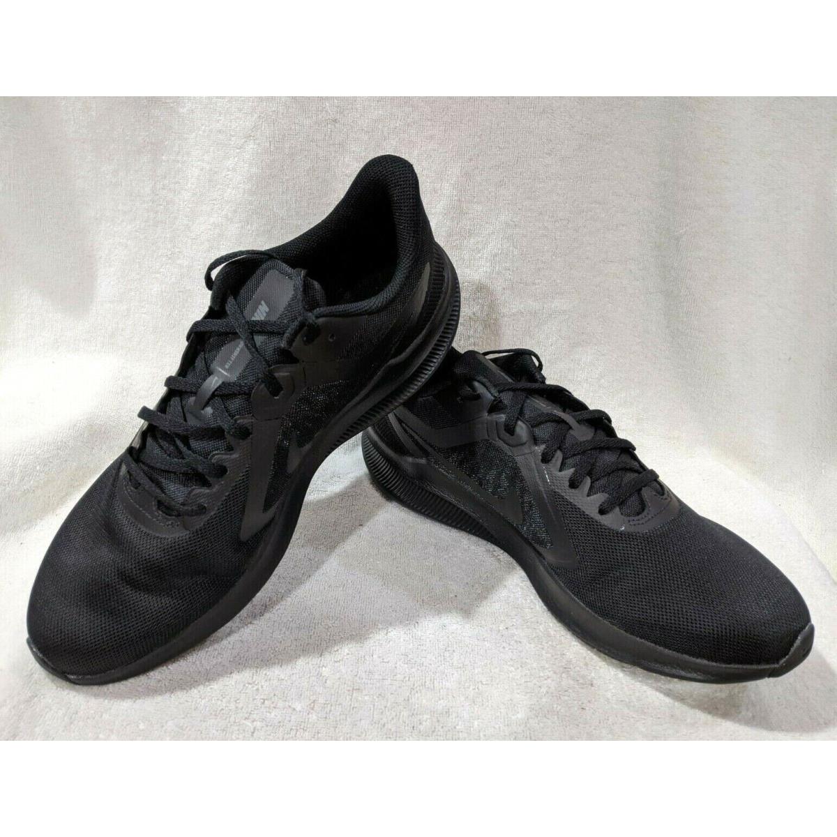 Nike Men`s Downshifter 10 Black/iron Grey Running Shoes - Size 8.5 CI9981-002