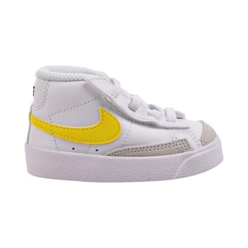 Nike Blazer Mid `77 TD Baby/toddler`s Shoes White-pecan-vivid SulfurDA4088-103 - White-Pecan-Vivid Sulfur