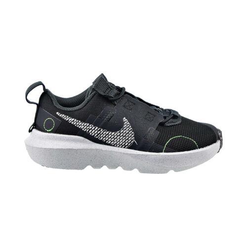 Nike Crater Impact PS Little Kids` Shoes Black-dark Smoke Grey DB3552-002 - Black-Dark Smoke Grey-Green Strike