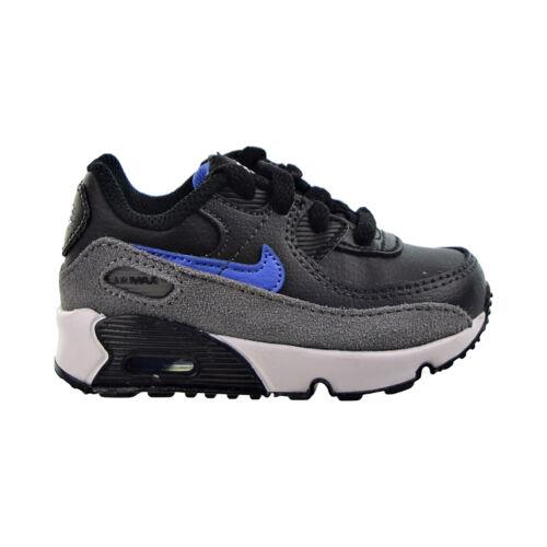 Nike Air Max 90 TD Toddler`s Shoes Black-smoke Grey-anthracite CD6868-018 - Black-Smoke Grey-Anthracite-Medium Blue