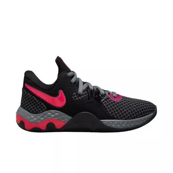 Mens Nike Renew Elevate 2 Basketball Shoes Black Red Pink Prime CW3406 008 - Black