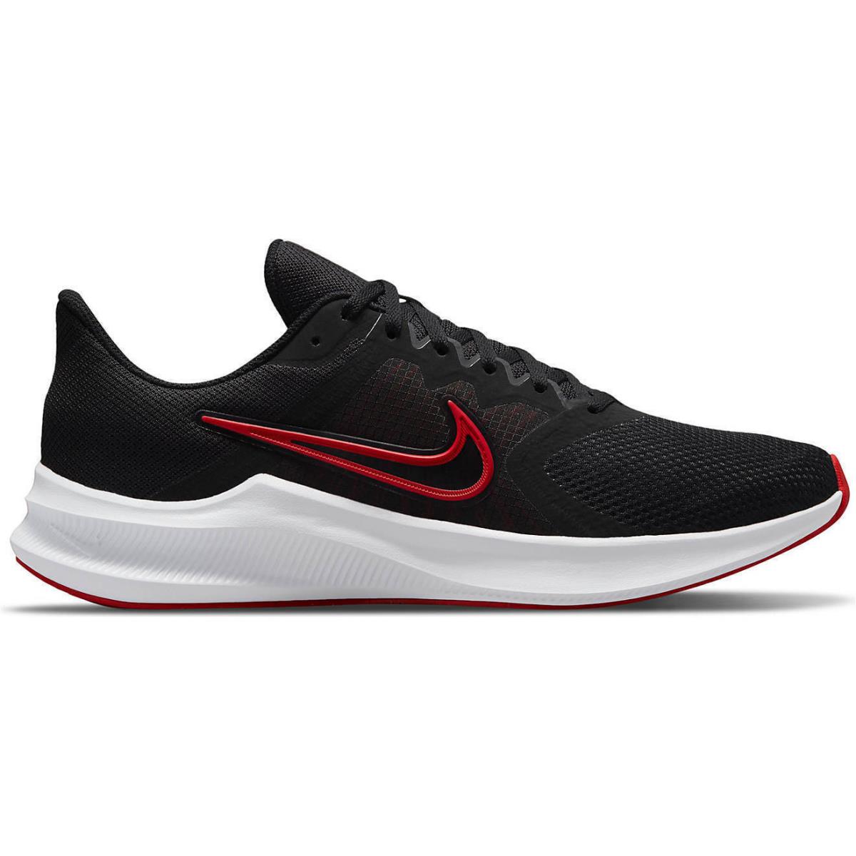 Nike shoes Downshifter - BLACK UNIVERSITY RED WHITE 0