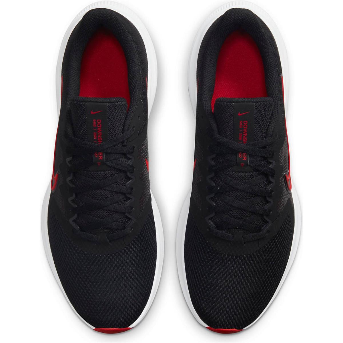 Nike shoes Downshifter - BLACK UNIVERSITY RED WHITE 1