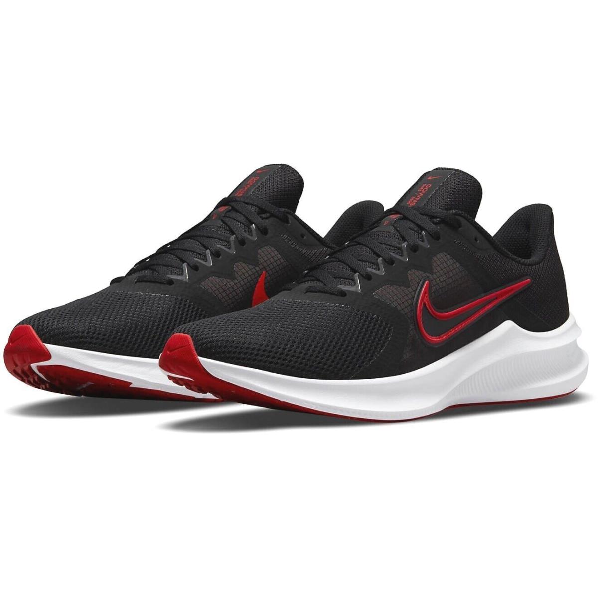 Nike shoes Downshifter - BLACK UNIVERSITY RED WHITE 2