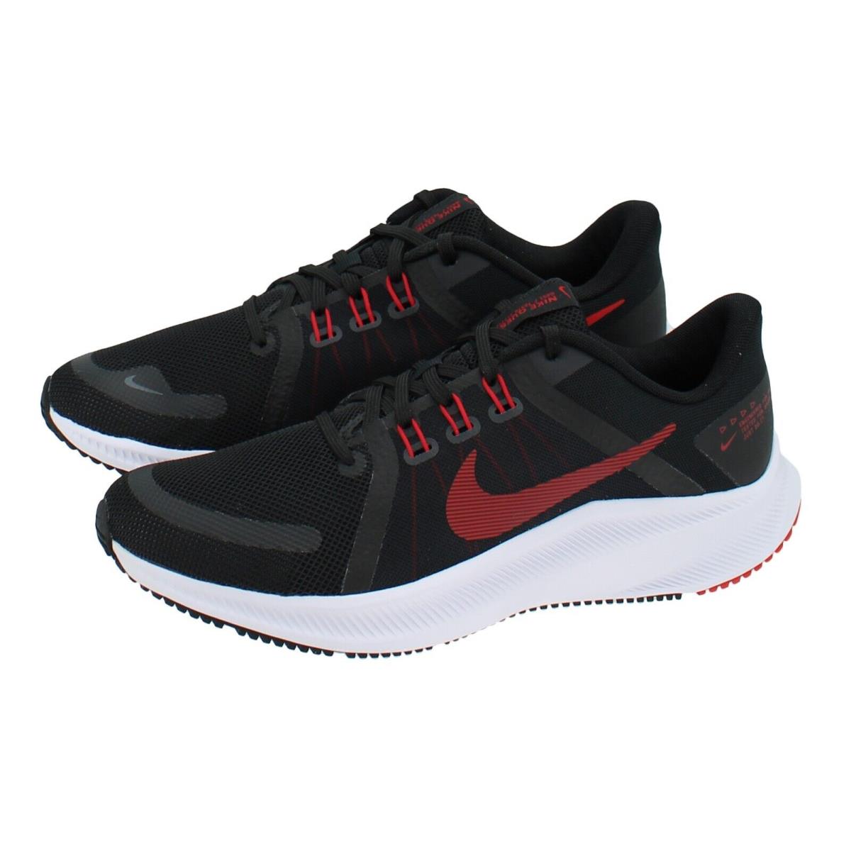 Nike Men`s Quest 4 Sneakers DA1105 Lightweight Cushioned Road Running Gym Shoes Black