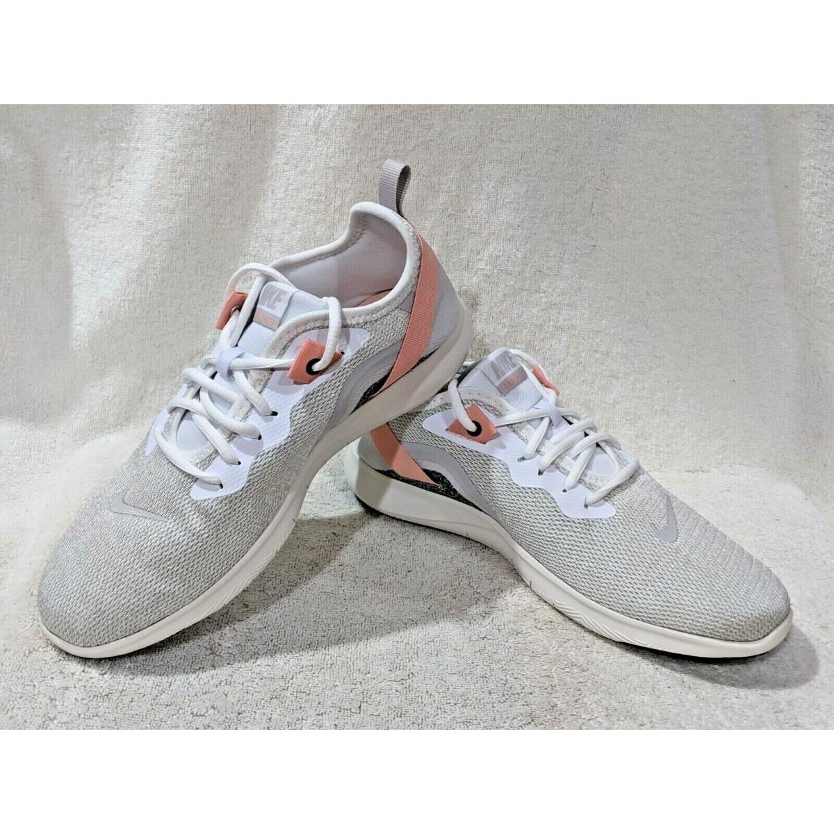 Nike Flex Trainer 9 Vast Grey/white/coral Women`s Training Shoes-asst Sizes