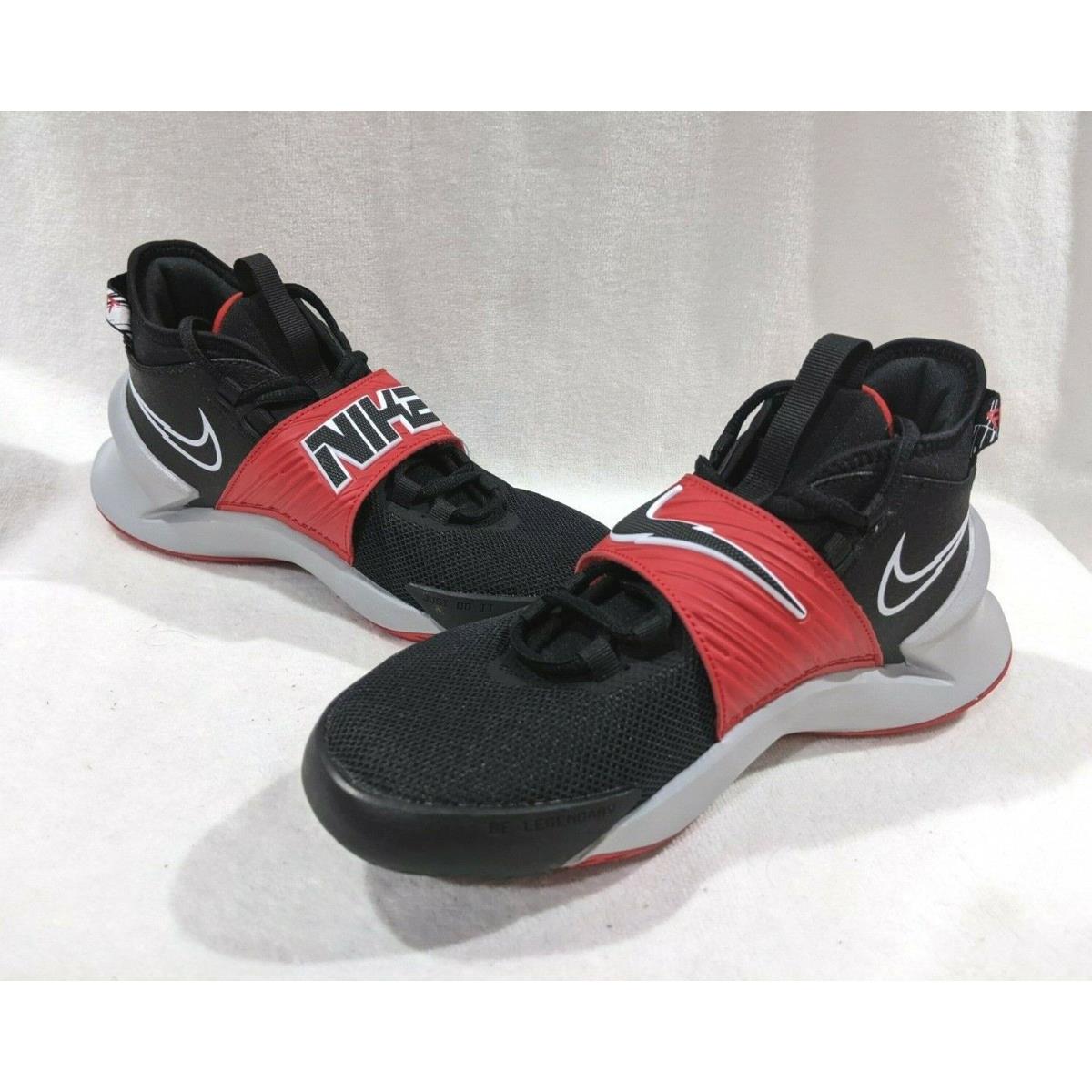 Nike Future Court 3 GS Black/white/red Boys Sneakers-size 4/5Y CT2866-008