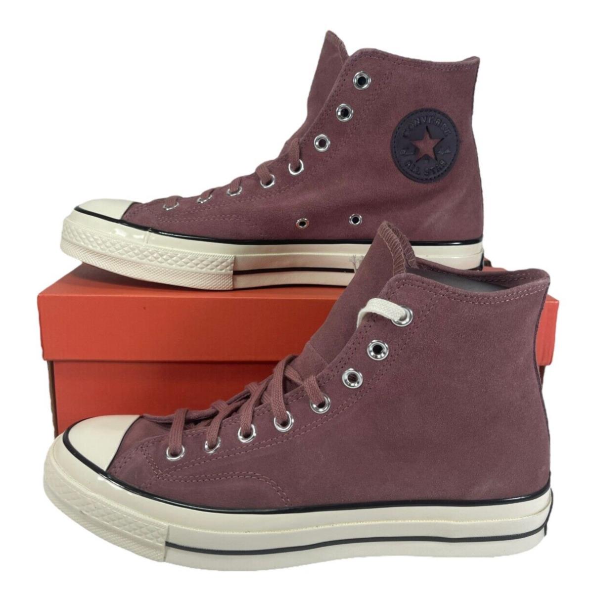 Converse Chuck 70 Hi Suede Saddle Red Sneaker A01456C Men`s Shoe Size 9