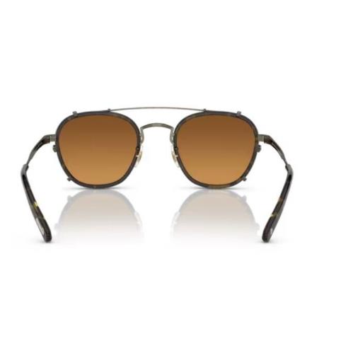 Oliver Peoples sunglasses Lilletto - Antique Gold/Vintage DTB Frame, Orange Lens