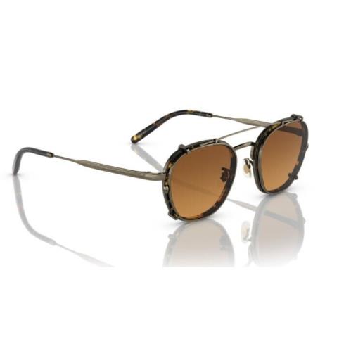 Oliver Peoples sunglasses Lilletto - Antique Gold/Vintage DTB Frame, Orange Lens