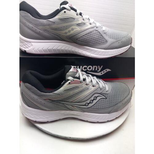 Saucony Cohesion 13 Mens Sz 10.5 Gray Alloy Brick Running Shoes